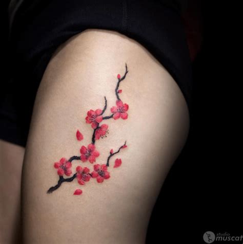 The 50 Best Cherry Blossom Tattoos Ever Inked - TattooBlend