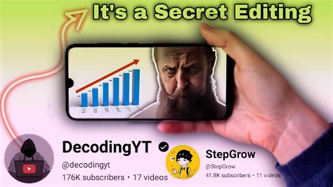 Amazing Video Editing Like Decodingyt And Step Grow Part Youtube