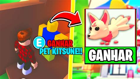 GANHE O PET KITSUNE NO NOOB SECRETO GRÁTIS NO ADOPT ME ROBLOX YouTube