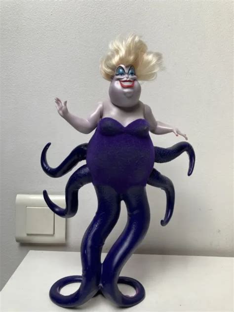 RARE POUPÉE Barbie Ursula la petite sirène Disney H 28 cm Mattel de