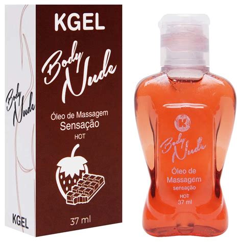 Body Nude óleo Comestível Hot 37ml Kgel Gall