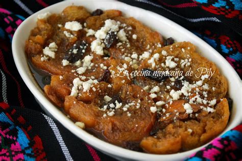 Tradicional Capirotada De Pueblo La Cocina Mexicana De Pily