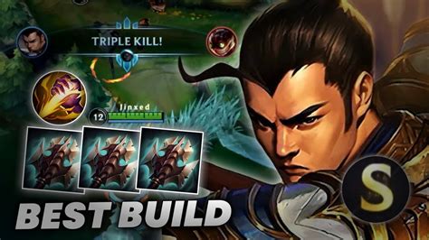 Wild Rift Xin Zhao Build Titanic Hydra Is Op In Jungle Youtube