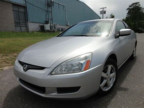 Sell Used 2003 Honda Accord EX L Coupe 4 Cyl 5 Speed One Owner Clean