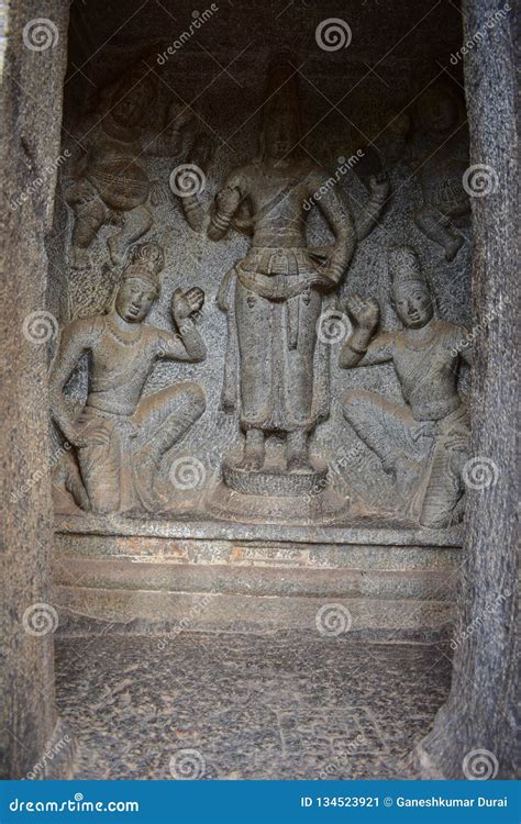 Chennai Tamilnadu India September 09 2018 Rock Cut Temple In