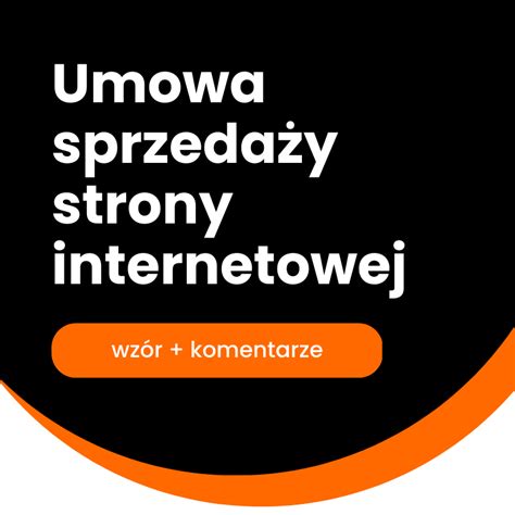 Wzór umowy sprzedaży strony internetowej PrawoDlaBiznesu eu