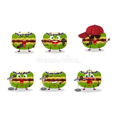 Un Lindo Concepto De Dise O De Dibujos Animados De Kiwi Macaron