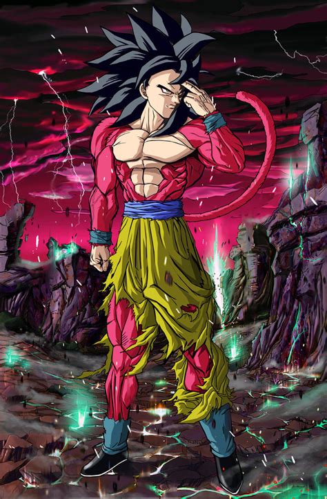 SSJ4 Goku by NovaSayajinGoku[my current lockscreen wallpaper] : r/dbz