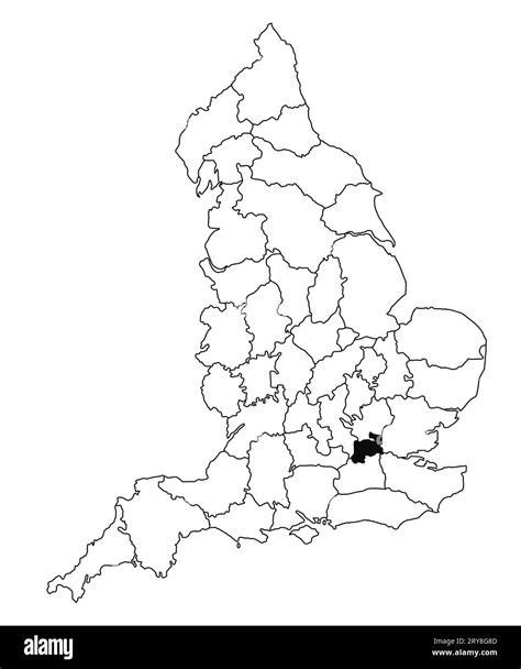 Blank Middlesex Map Hi Res Stock Photography And Images Alamy