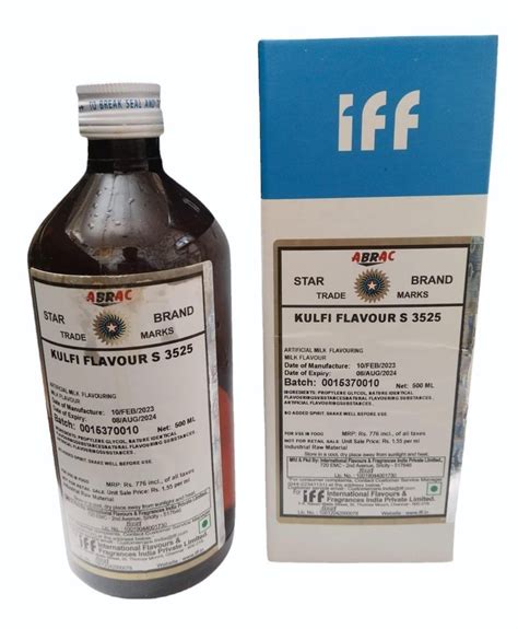 Liquid Iff Kulfi Bakery Flavour Packaging Type Bottle Packaging Size