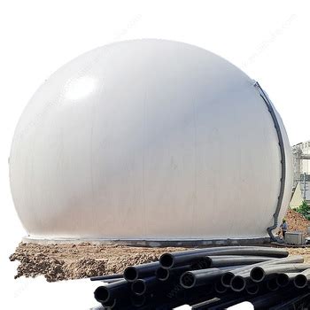 1200 Cubic Meters Biodigester Biogas And 400m3 Gas Holder Capacity