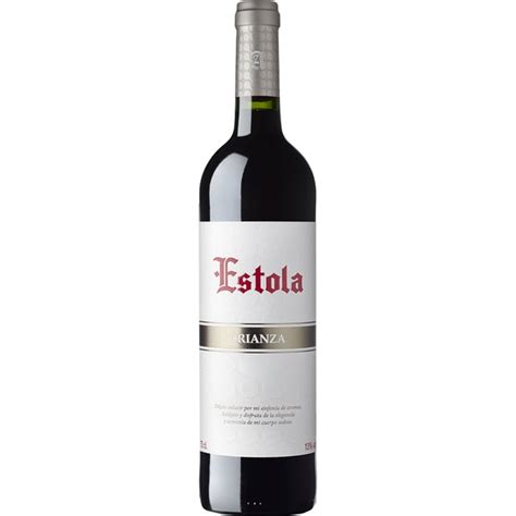 Vino Tinto Crianza Do La Mancha Botella Cl Estola Supermercado