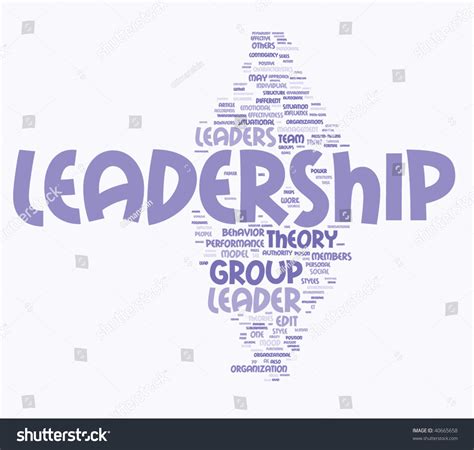 Leadership Word Cloud Illustration Graphic Tag Collection