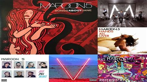 Maroon 5 Albums Cd Booklet 2002 2017 Youtube