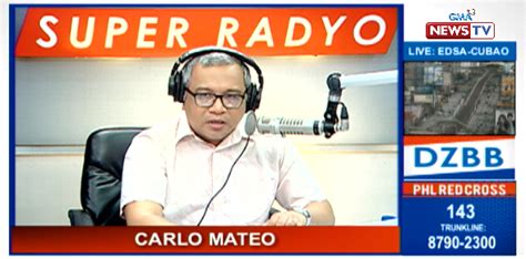 Dzbb Super Radyo On Twitter Samahan Si Carlo Mateo Sa Isang Oras Na