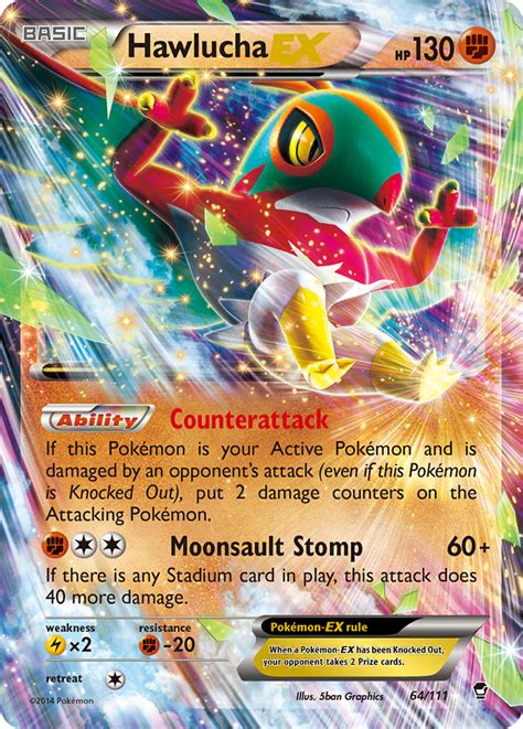 Hawlucha EX Furious Fists Pokémon TCG Guru