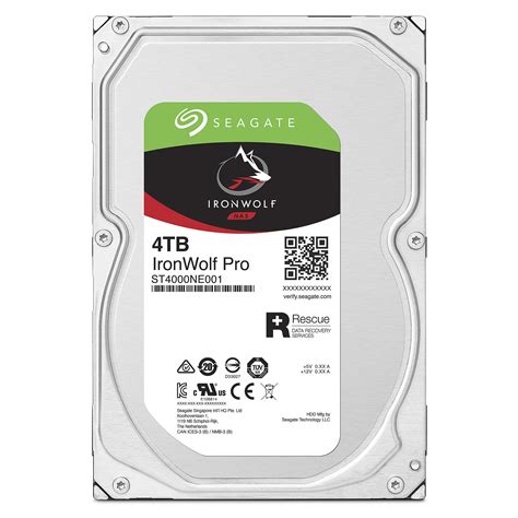 Seagate Ironwolf Pro Tb Nas Internal Hard Drive Hdd Inch Sata