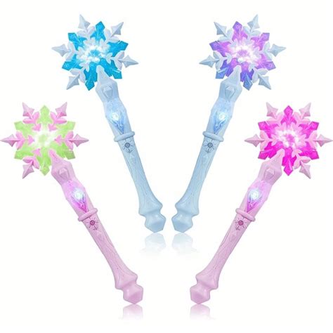 Baguette Lumineuse En Forme De Flocon De Neige Jouet Pour Enfant Fille