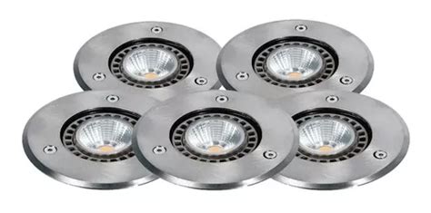 Pack X Spot Embutir Piso Led Acero Gu Exterior Lucciola