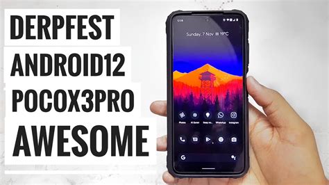 Poco X3 Pro DerpFest Android 12 Fastest Rom Ever YouTube