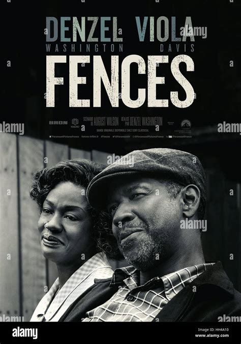 FENCES (2016) VIOLA DAVIS DENZEL WASHINGTON DENZEL WASHINGTON (DIR ...