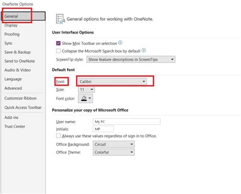 How To Change Default Font In OneNote Quick Guide PresentationSkills Me