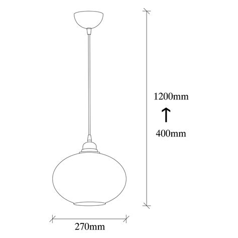 Lampa wisząca Communis 27 cm dymiony klosz Selsey