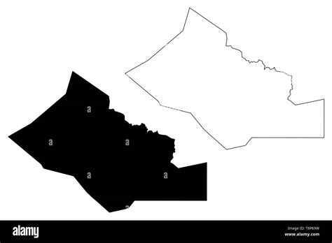 Kidal Region (Regions of Mali, Republic of Mali) map vector ...