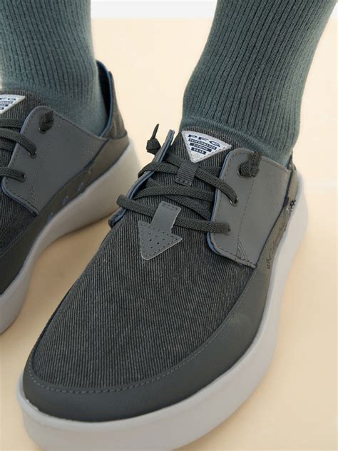 Слипоны мужские Columbia Boatside Relaxed PFG темно-серый цвет — купить ...