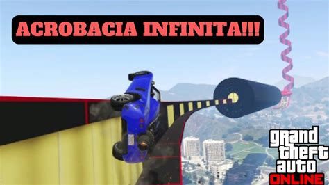 ACROBACIA INFINITA CARRERA GTA 5 ONLINE GTA V ONLINE YouTube