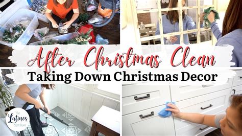 Undecorate Clean With Me After Christmas Taking Down Christmas