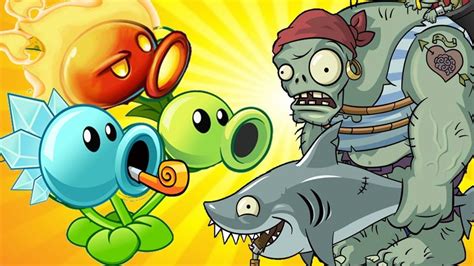 Peashooter Pvz 2 Vs Boss Gargantuar Pirate in Plants vs Zombies 2 ...