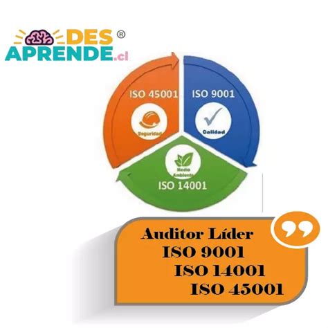 Formación De Auditor Líder Normas Iso 9001 Iso 14001 Iso 45001 40