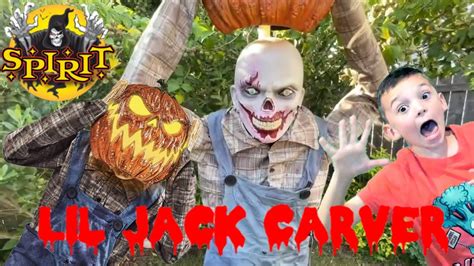 SPIRIT HALLOWEEN S LIL JACK CARVER UNBOXING DEMO Spirithalloween