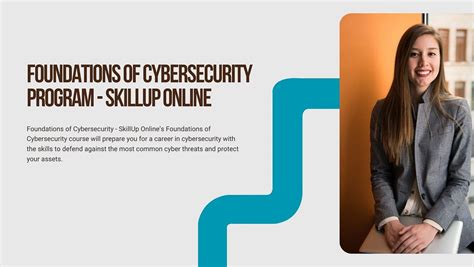 Mastering Cybersecurity Fundamentals Skillup Onlines Premier Program