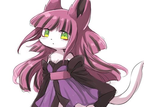 The Big Imageboard Tbib 1girl Benikesi Cat Furry Green Eyes