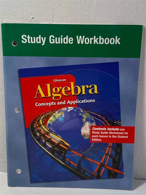 Glencoe Algebra Concepts And Applications Study Guide Workbook