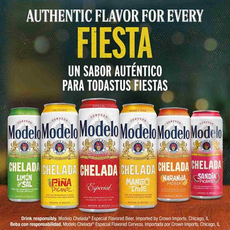 Modelo Chelada Mexican Import Flavored Beer 24 oz Cans, 3 pk - Shop ...