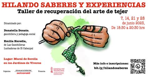 Hilando Saberes Y Experiencias Alianza Por La Solidaridad Un Mundo