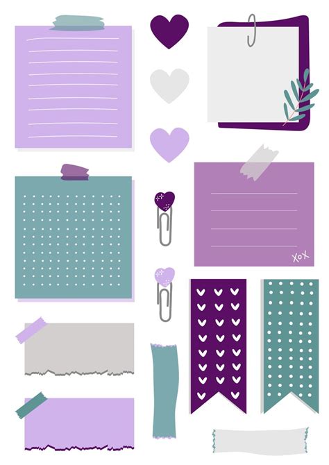 Sticky Note Planner Sticker Sheets Decorate Your Planner - Etsy