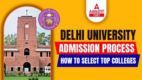 Delhi University Admission Process 2022 How To Select Top Colleges