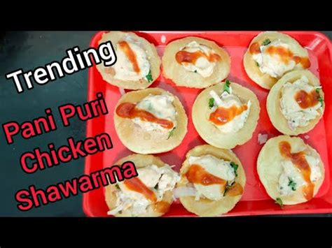 Trending Pani Puri Chicken Shawarma Ambur Yummy Food Recipe How To Make