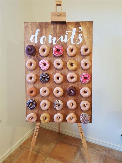 Heres A Donut Board Project Youll Want At Your Own Wedding Donut