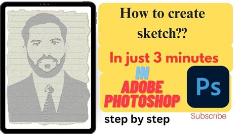 How To Convert You Image Into A Pencil Sketch In Photoshop Photoshop