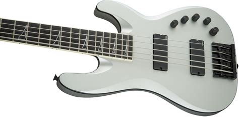 Jackson Usa Signature David Ellefson Concert Bass Cb V Ebony Fingerboard Satin Silver