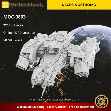 Uscss Nostromo Movie Moc 9803 By Mihe Stonee With 9205 Pieces Moc