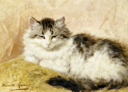 Reproducciones De Arte Un Gato De Henriette Ronner Knip