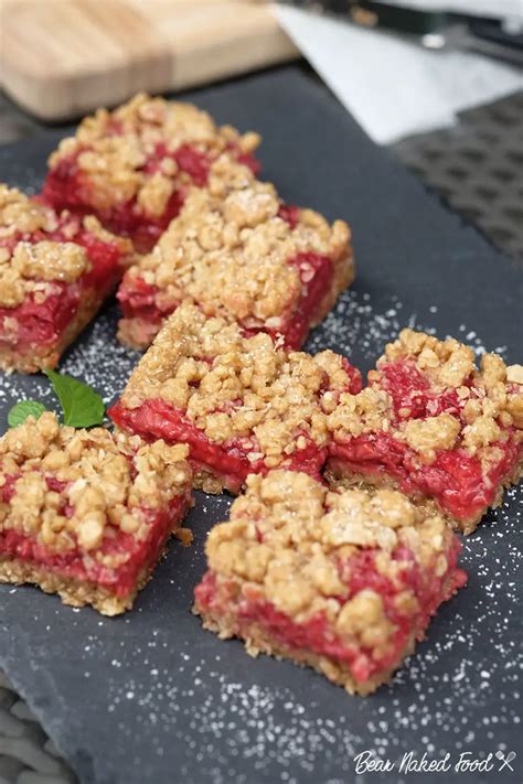 Raspberry Oatmeal Squares Bear Naked Food