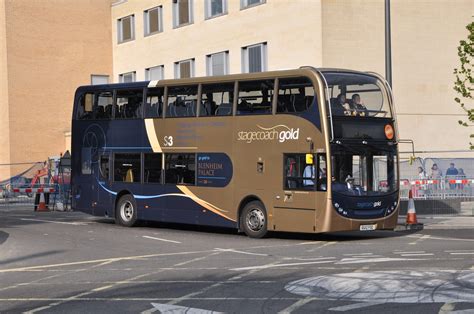 Stagecoach 15837 Gold OU12 FGC Departs Oxford Station Oc Richard