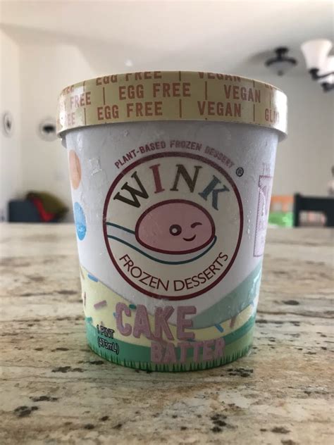 Wink Frozen Desserts Cake Batter Frozen Dessert Review Abillion